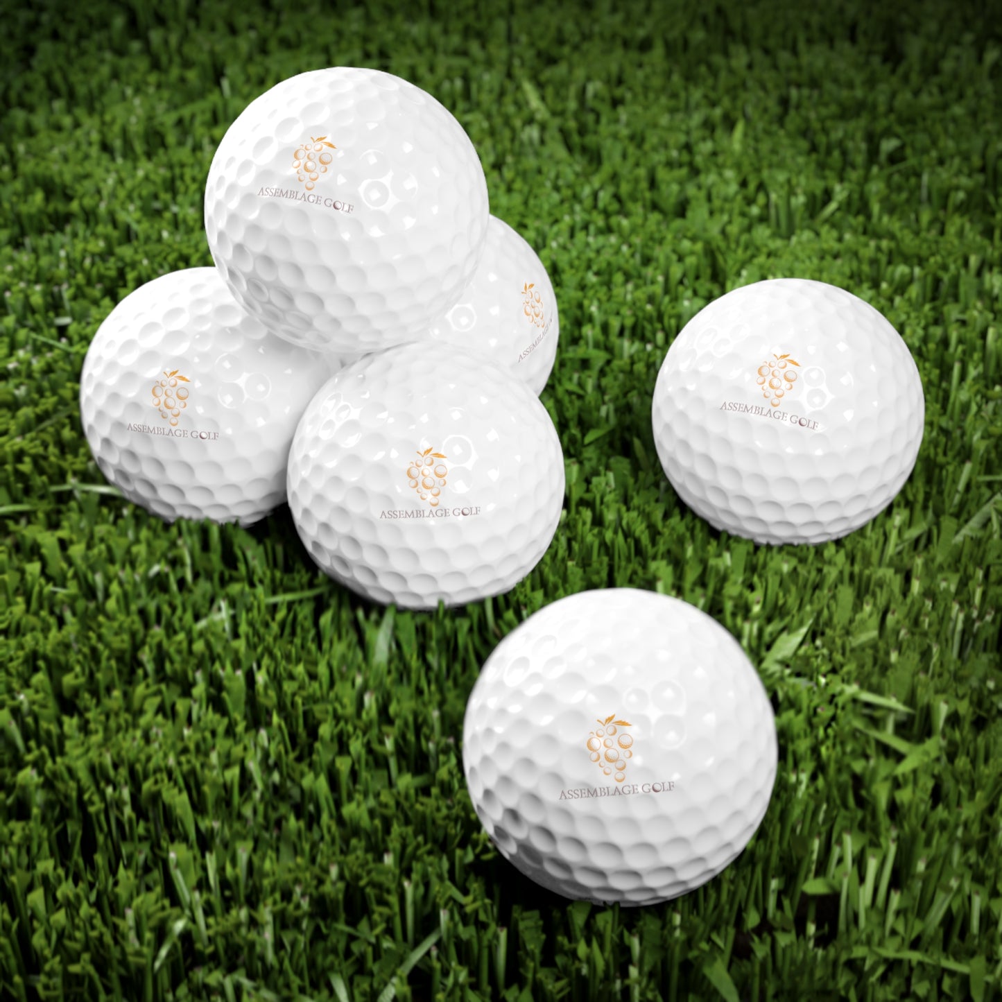 Assemblage Golf | Golf Balls, 6pcs